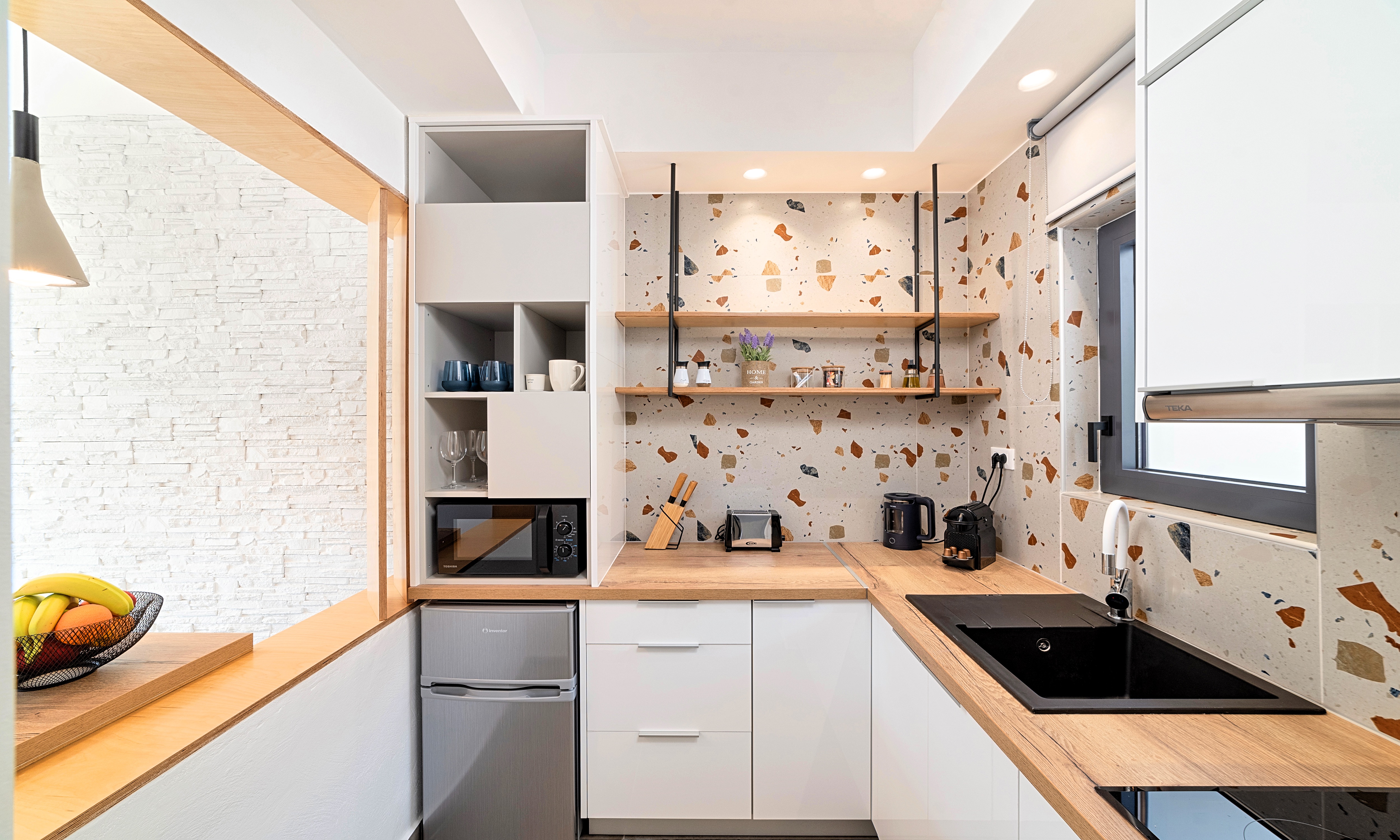 Marmeren badkamer — Aelia Suites