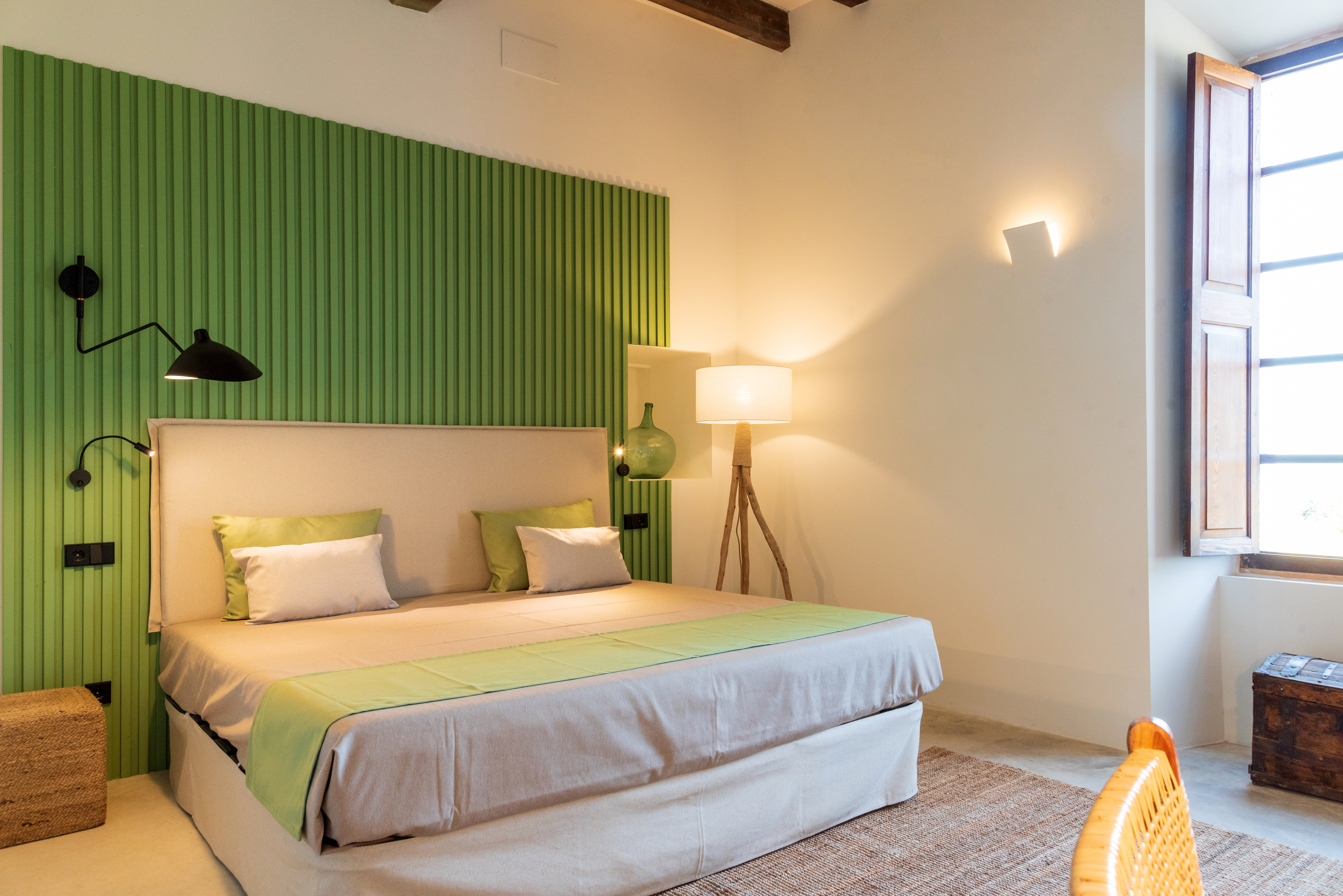 Kamer met twee aparte bedden — Agroturisme Subies