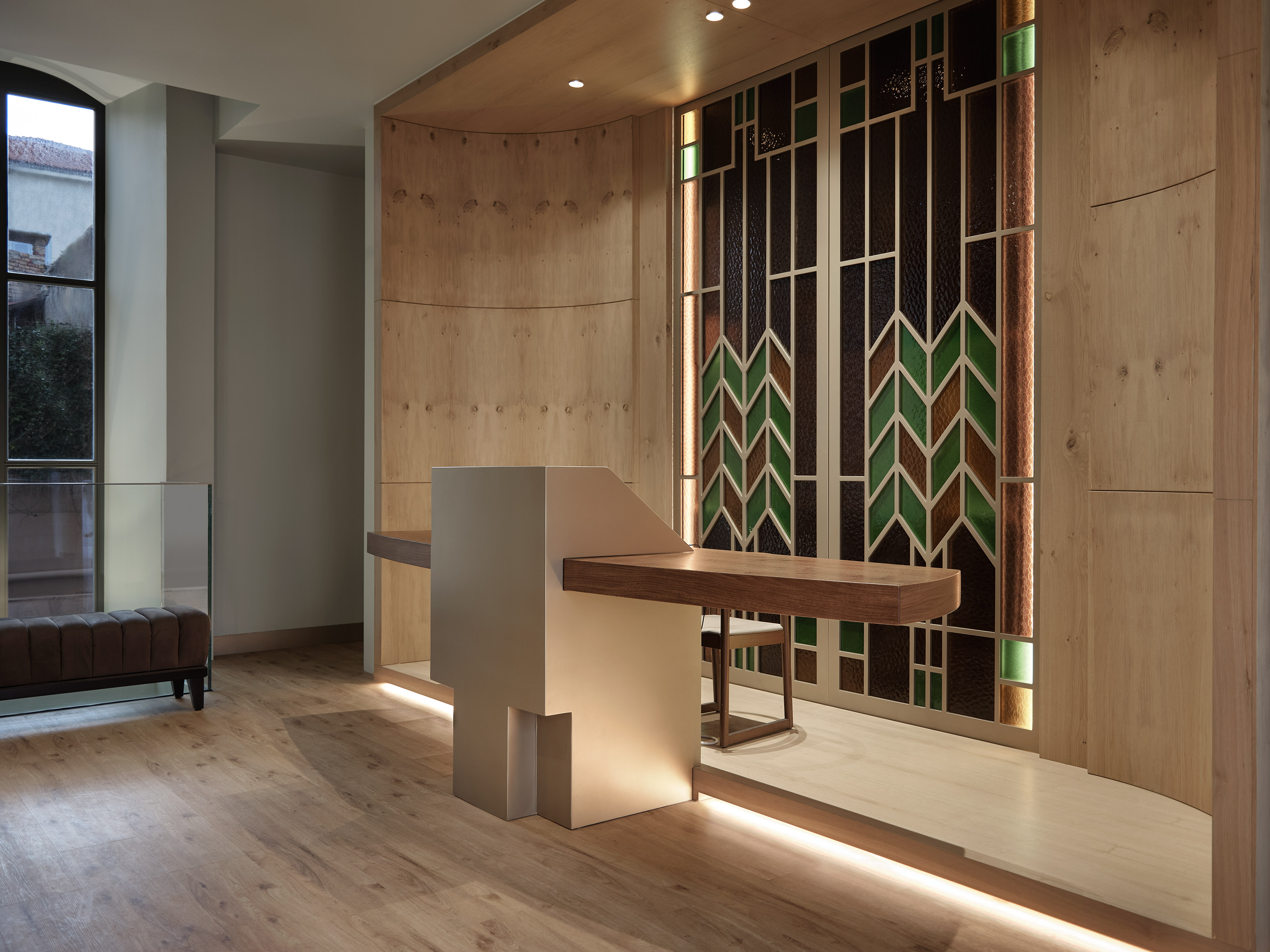 Lobby met receptie — Domus Blanc