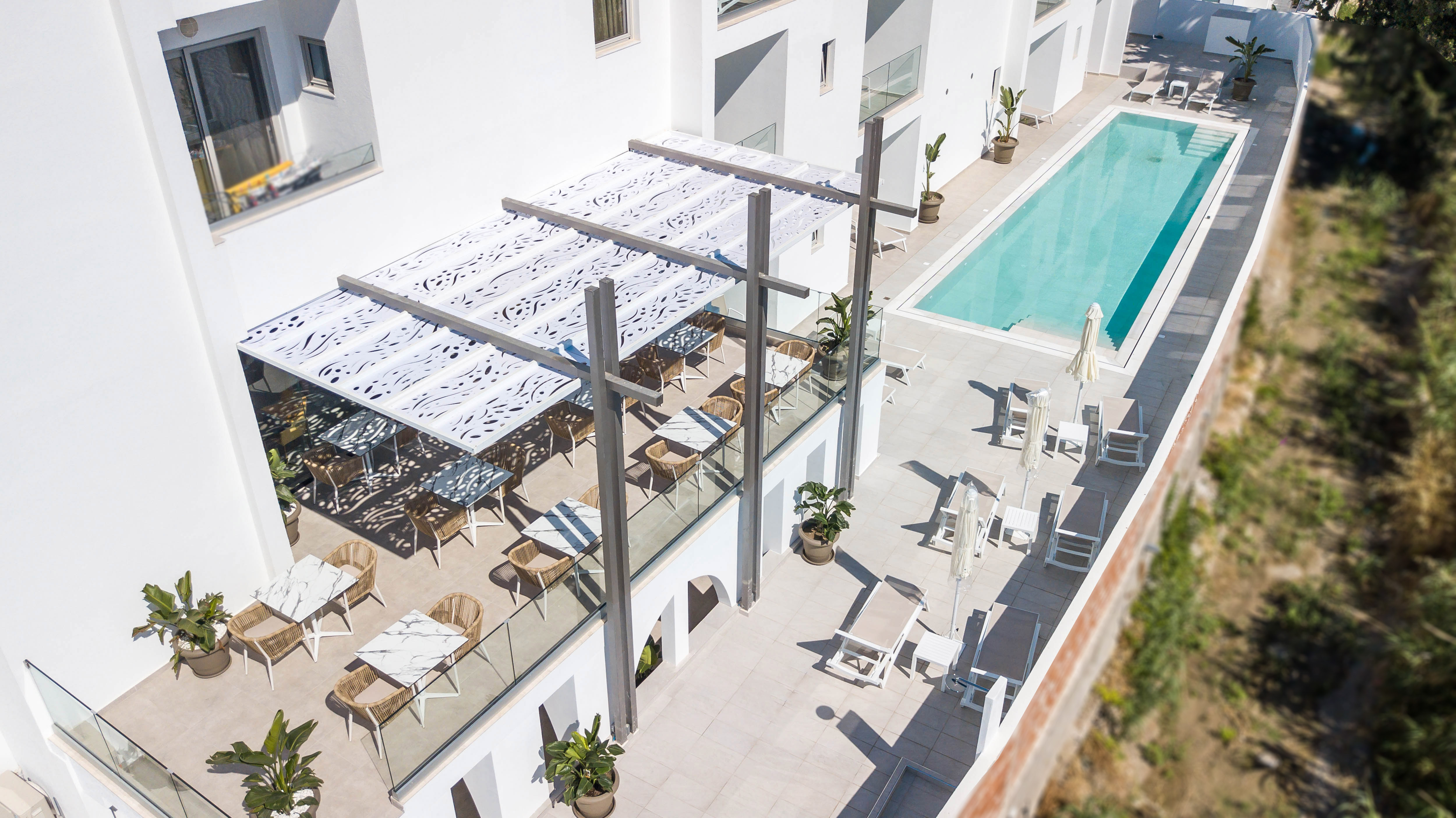 Binnenplaats — Hollywood Inn