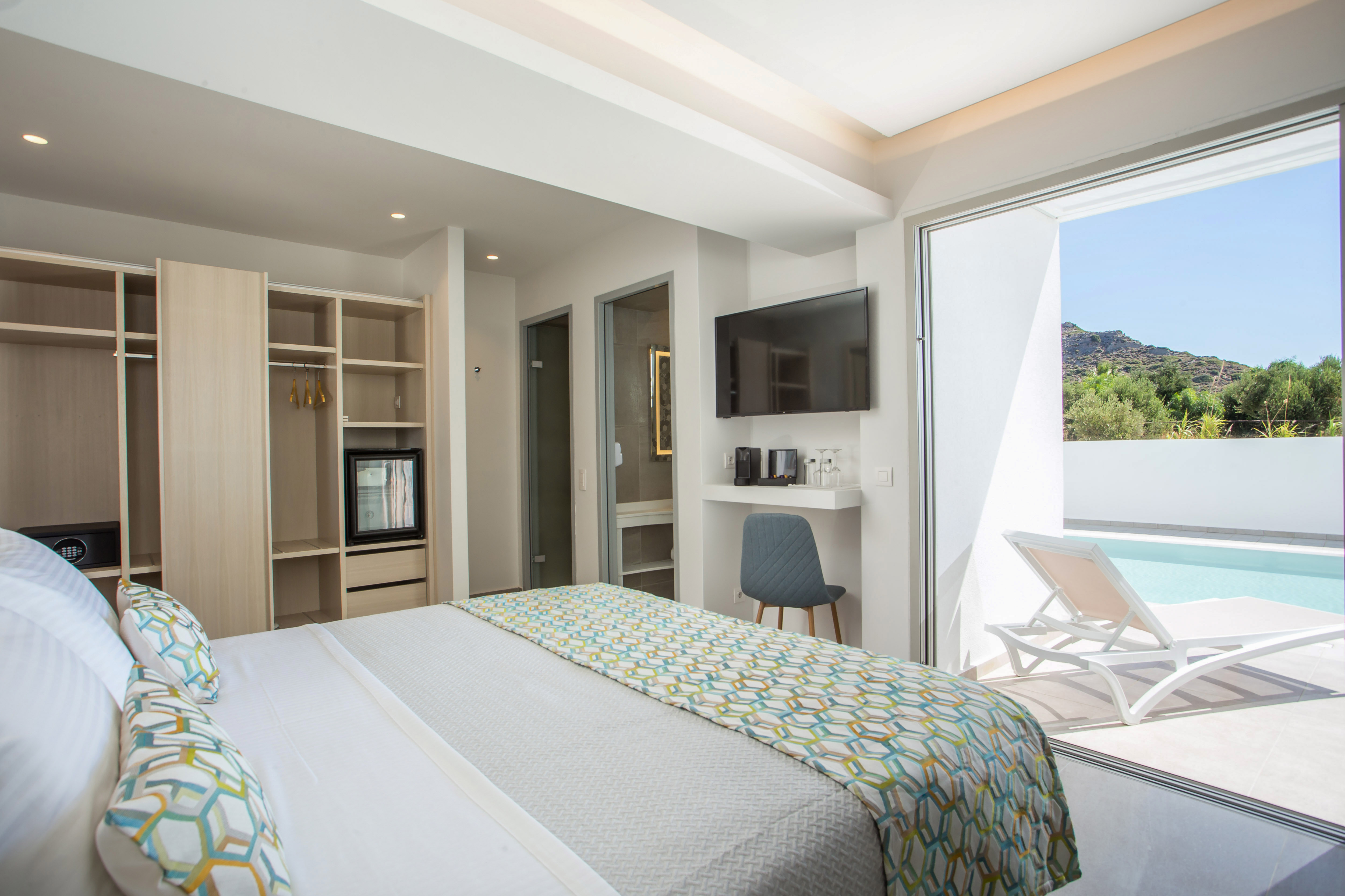 Kamer met twee aparte bedden — Hollywood Inn