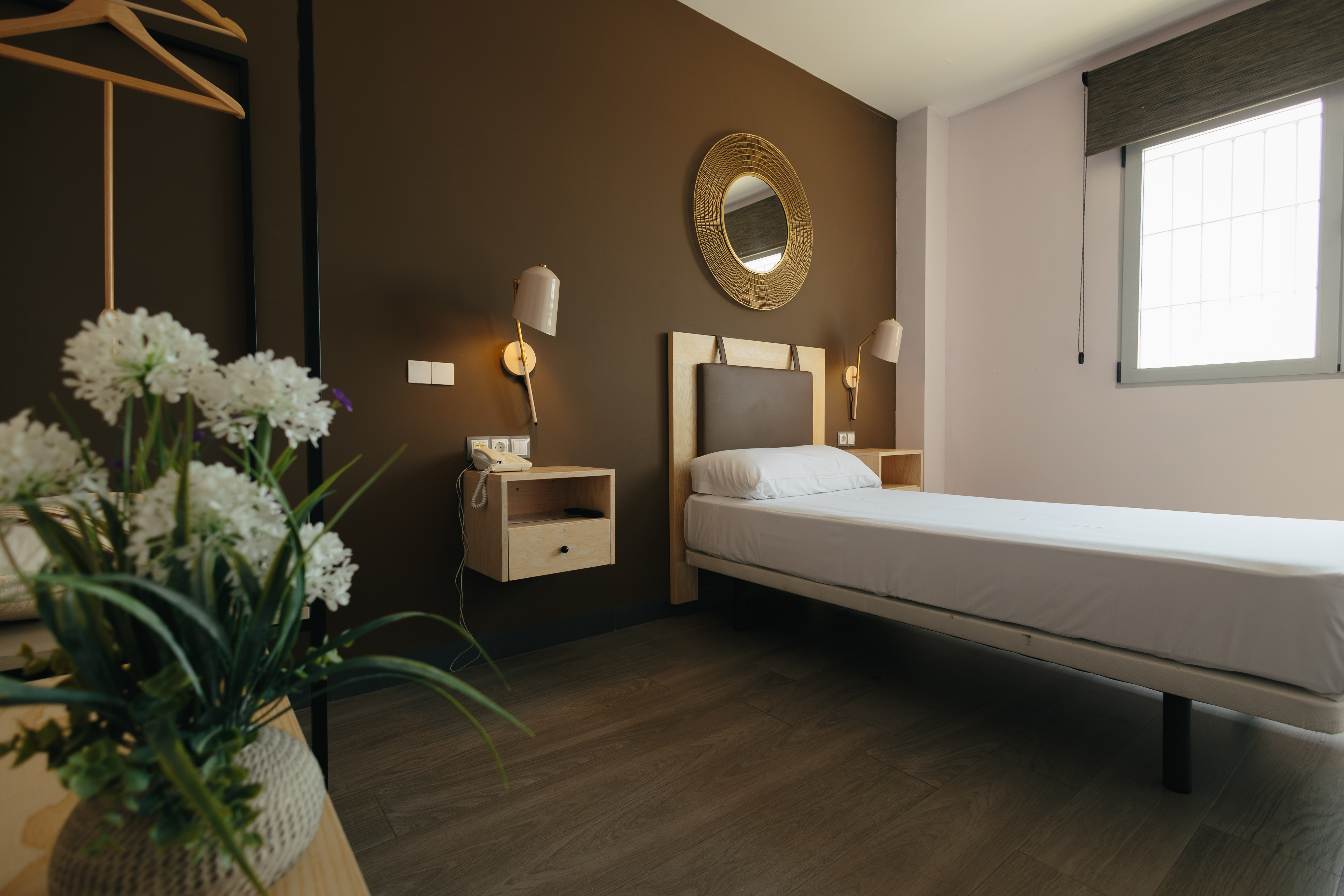 Kamer met twee aparte bedden — Hotel As El Puig