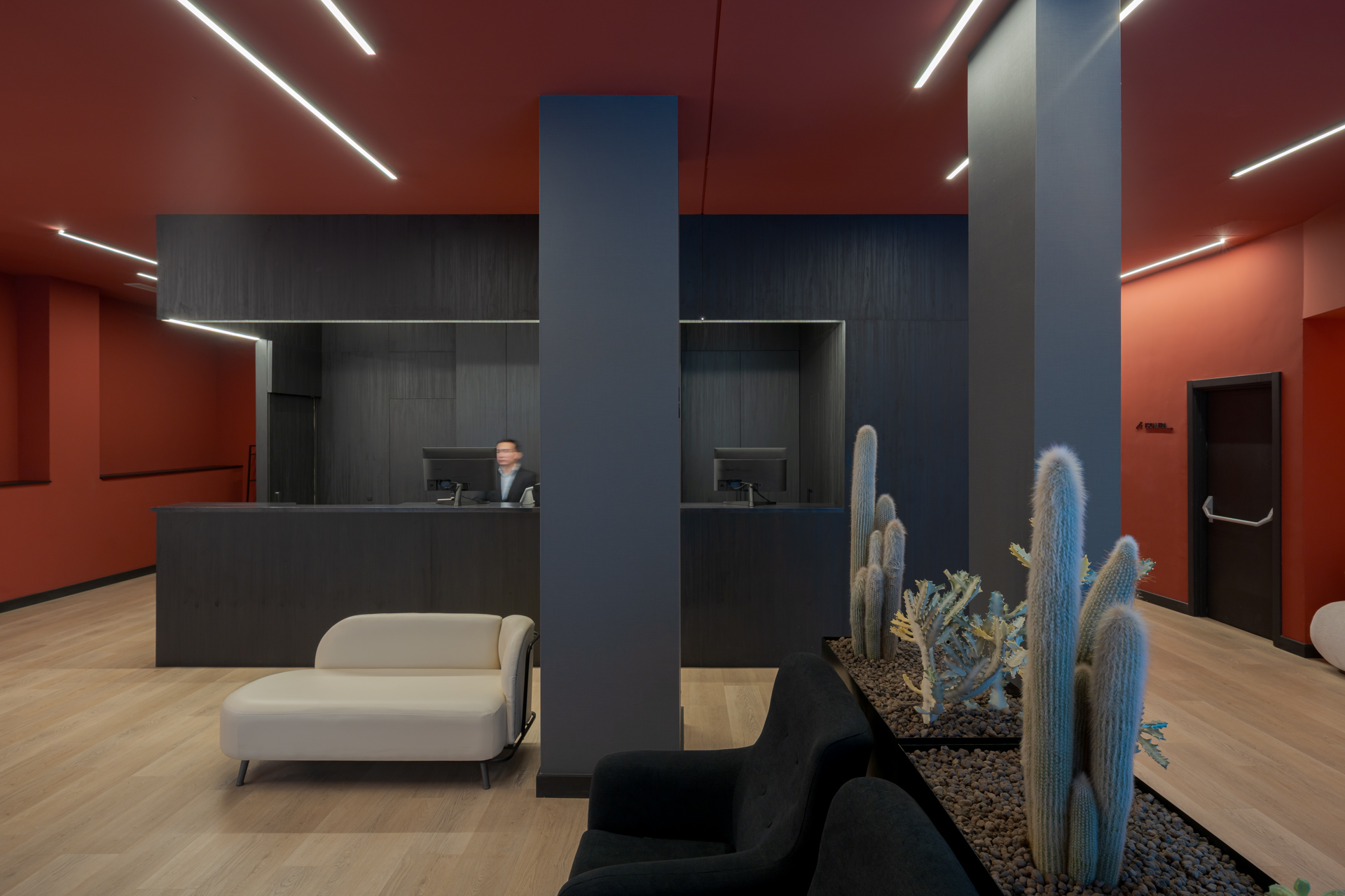 Lobby met receptie — Hotel LIVVO La Escarlata