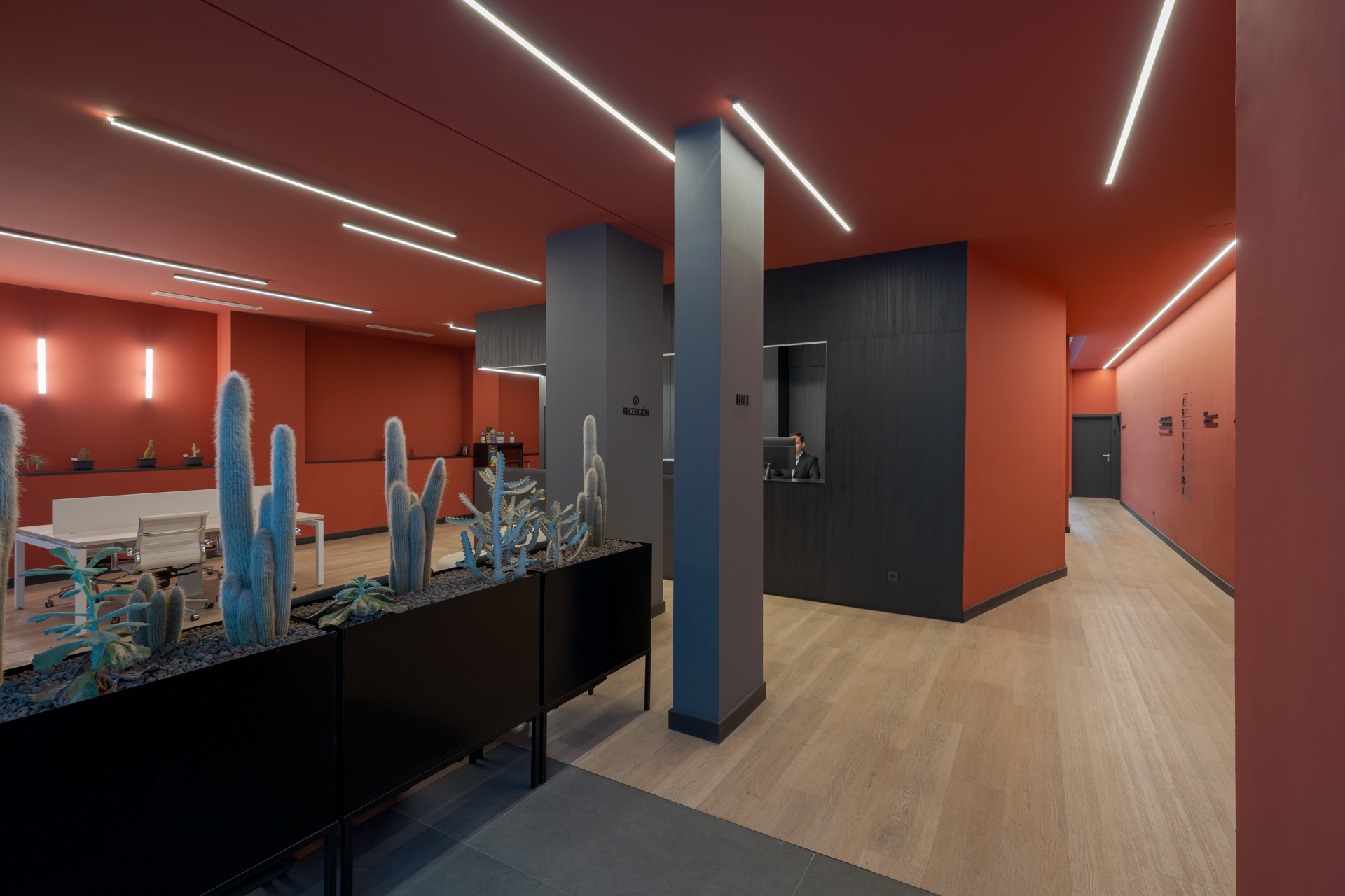 Lobby met receptie — Hotel LIVVO La Escarlata