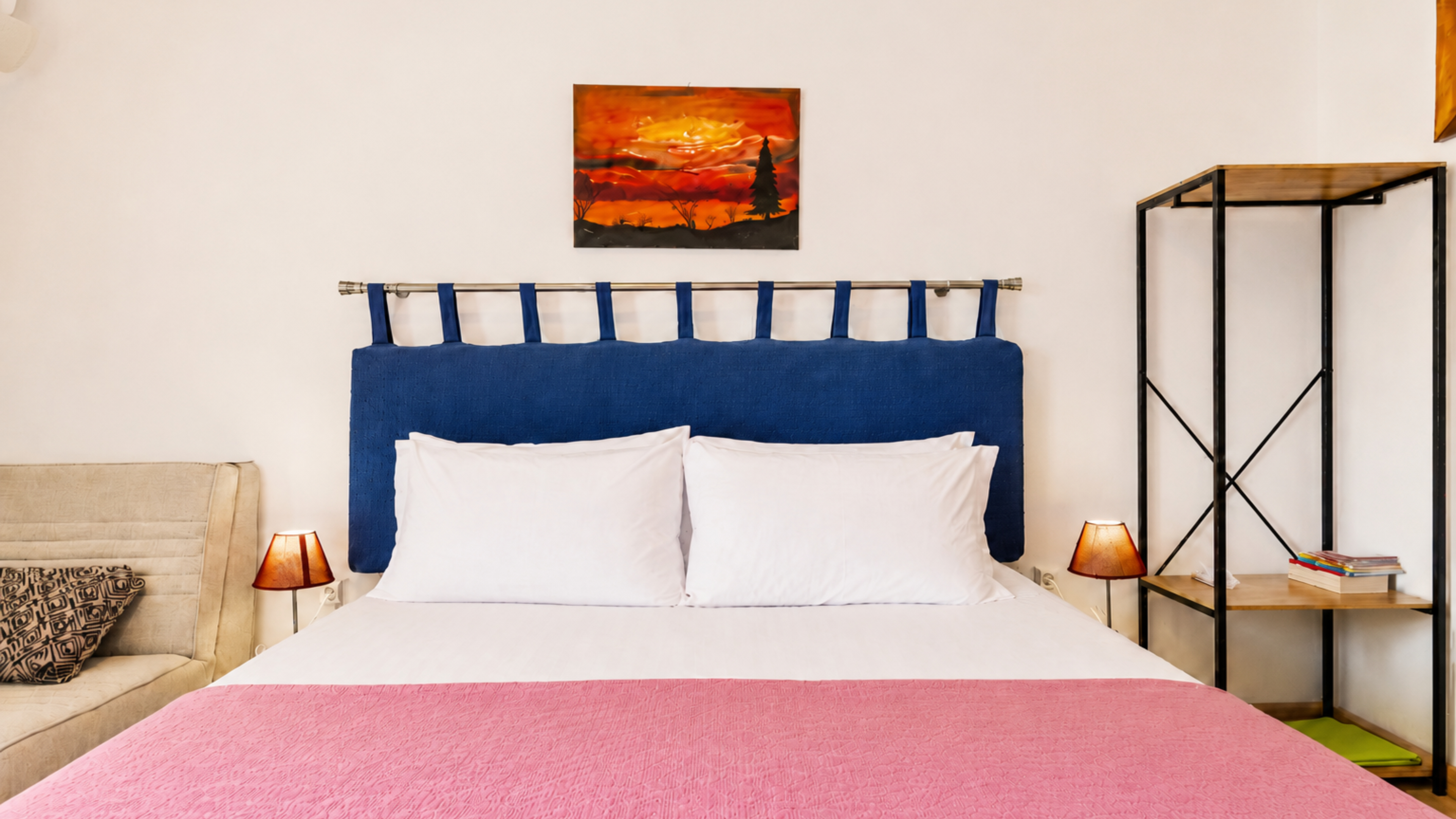 Kamer met tweepersoonsbed — Karavaki Apartments