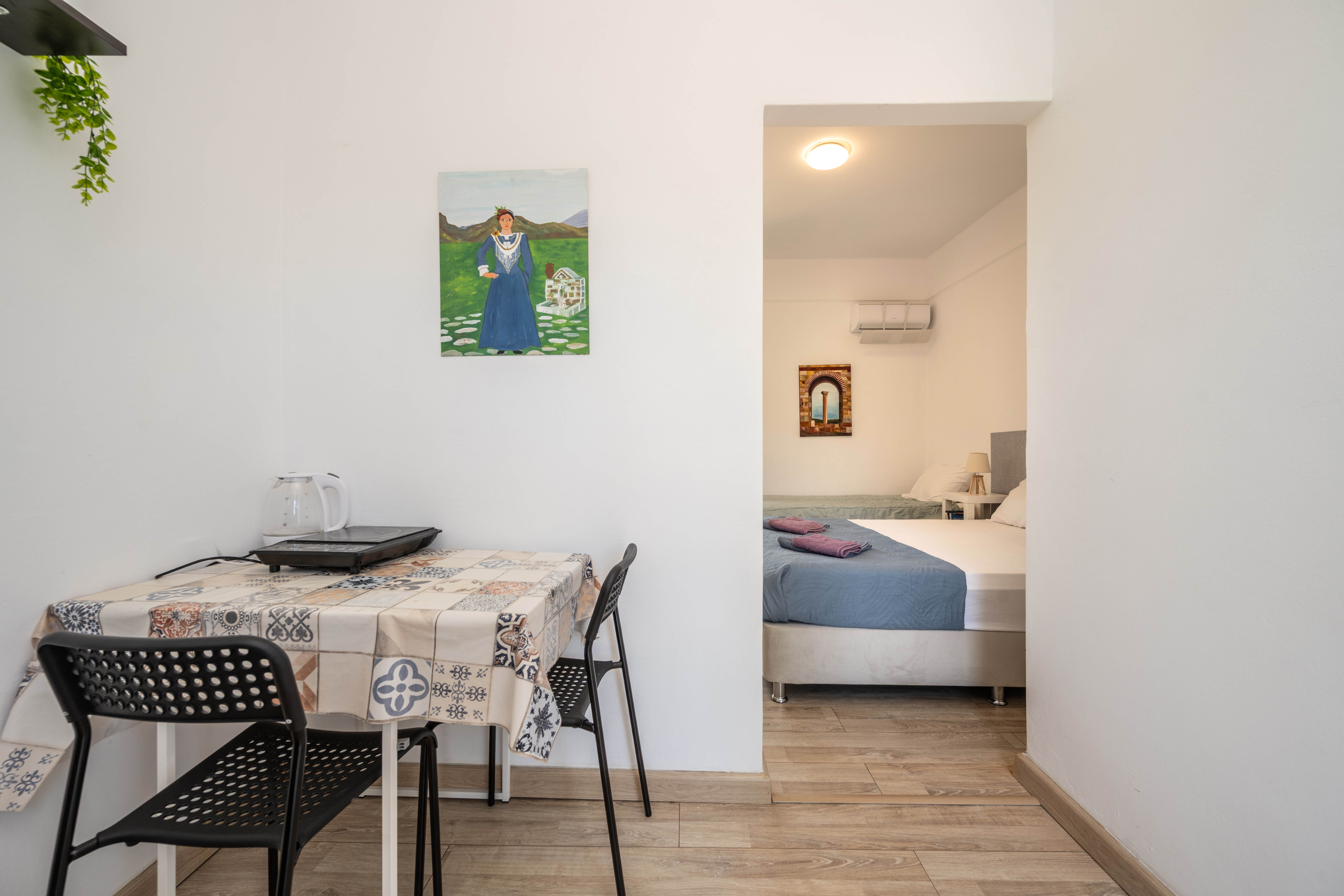 Kamer met tweepersoonsbed — Karavaki Apartments