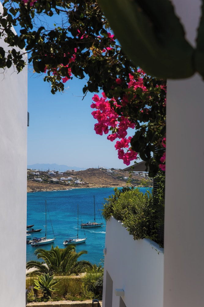 Balkonnen en terrassen van Noima Boutique Hotel in Mykonos