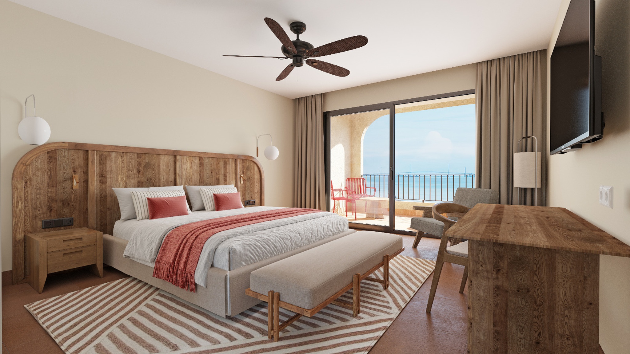 Kamer met zeezicht — Punta Bermeja Premium Beach Hotel