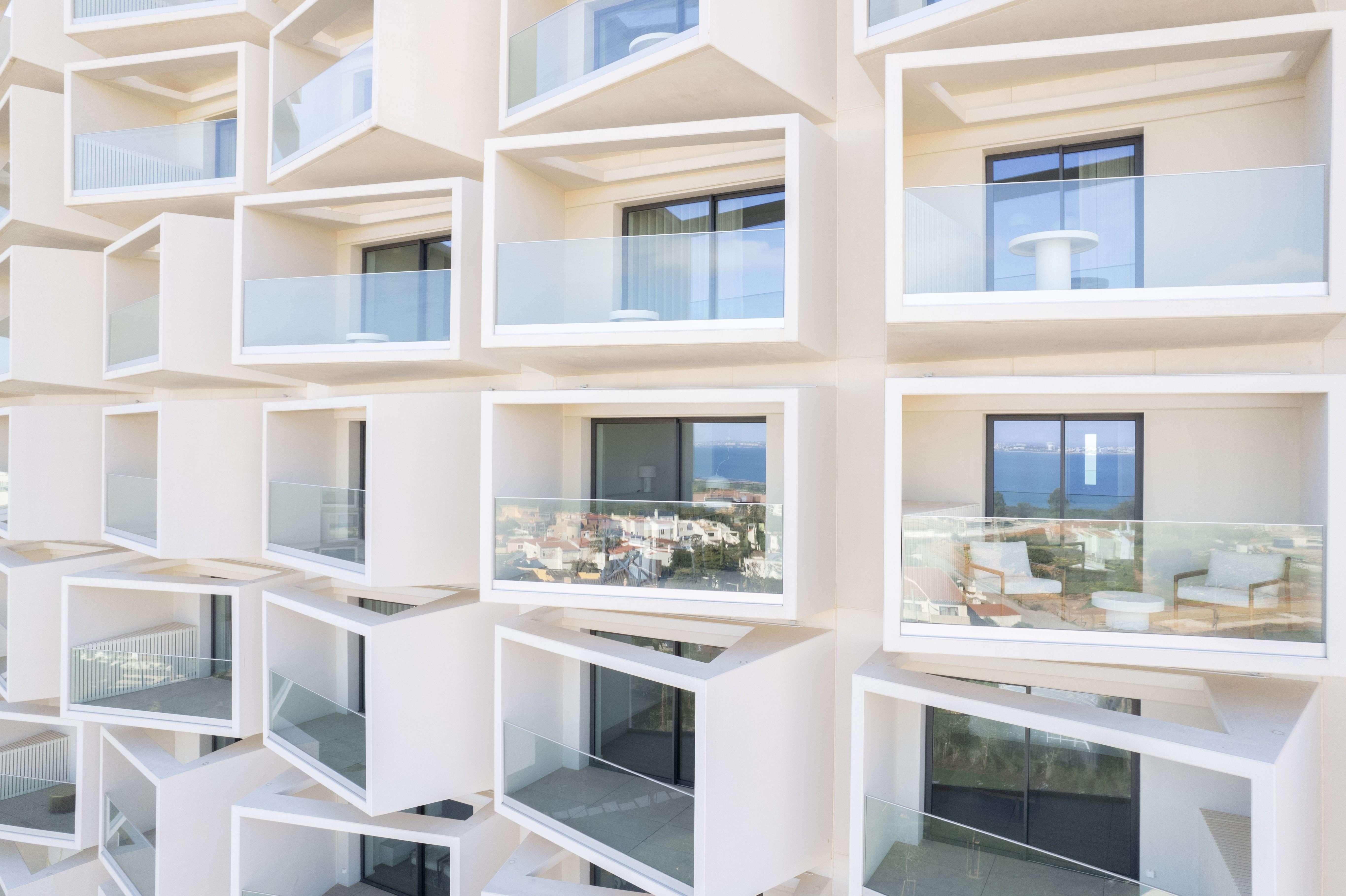 Zeezicht vanaf het balkon — The Editory Residence Lagos