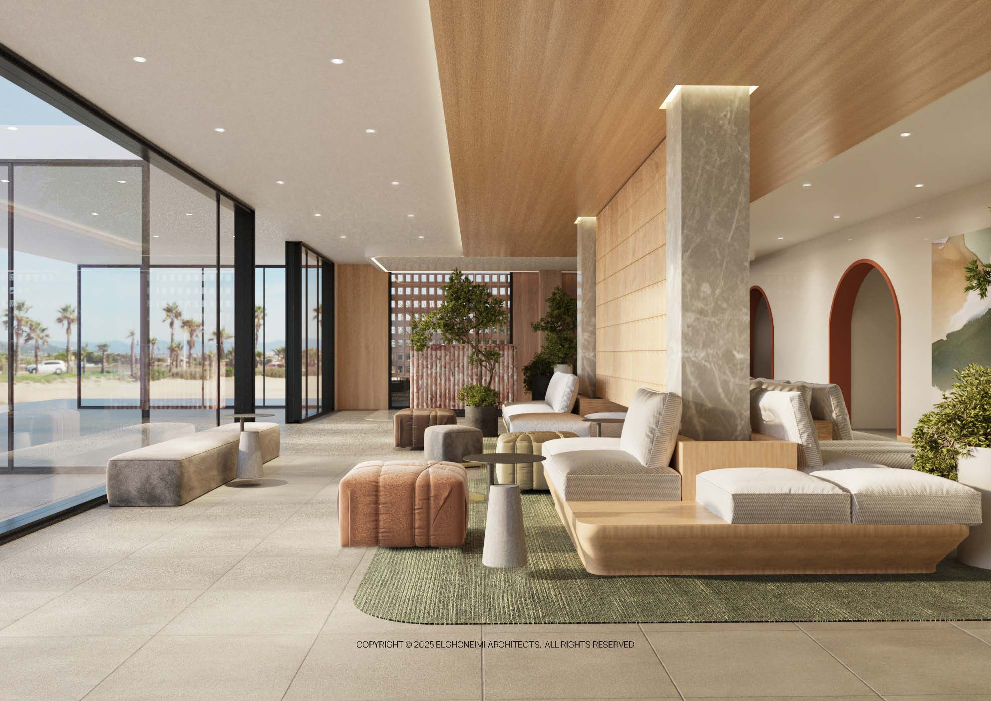 Lobby met receptie — The Kaktus Somabay