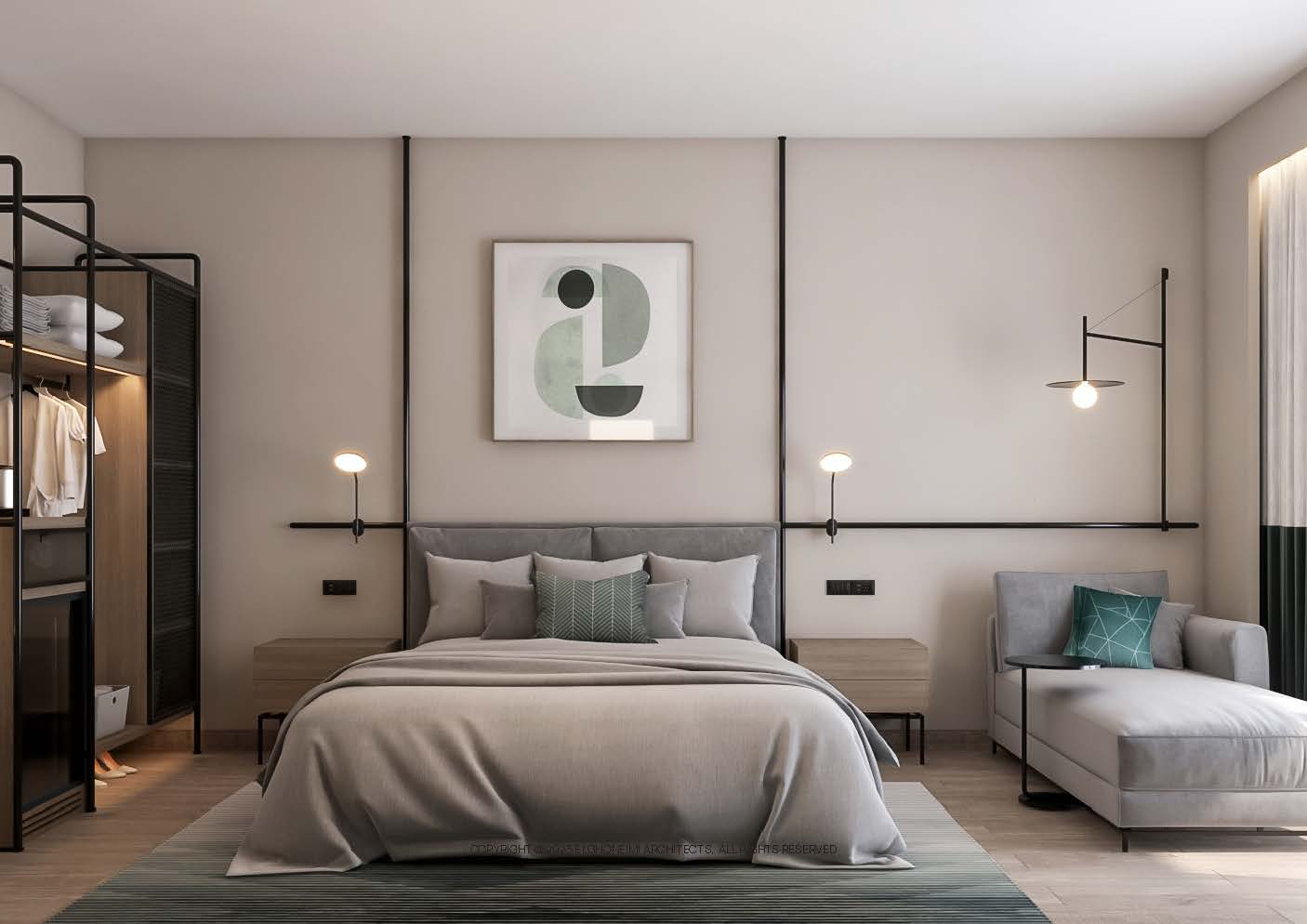 Kamer met tweepersoonsbed — The Kaktus Somabay