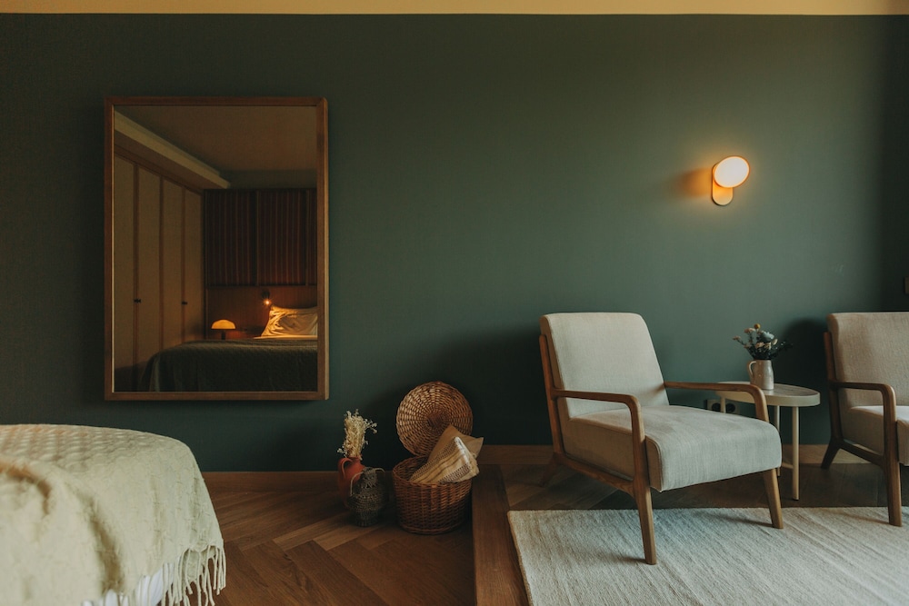 Comfort slaapkamer met lokale design elementen in Torel Quinta da Vacaria