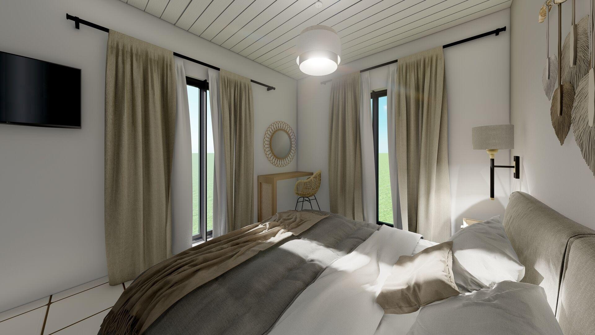 Kamer met twee aparte bedden — Vaso Studios